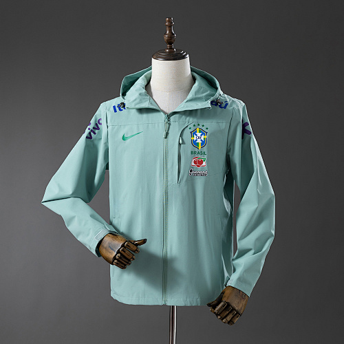 Brazil Windproof Jacket - Light Mint Green, Sizes S-XXL
