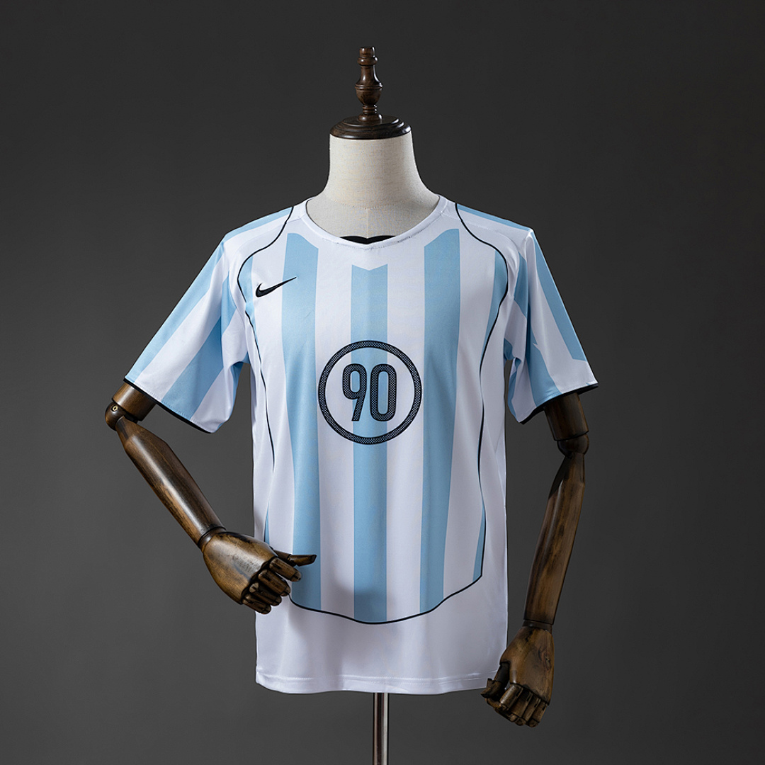 2025 T90 Series - White and Blue Striped Jerseys S-4XL, foto 1