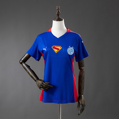 Bahia 25/26 Superman Edition - Blue & Red Feminina Camisa S-XXL