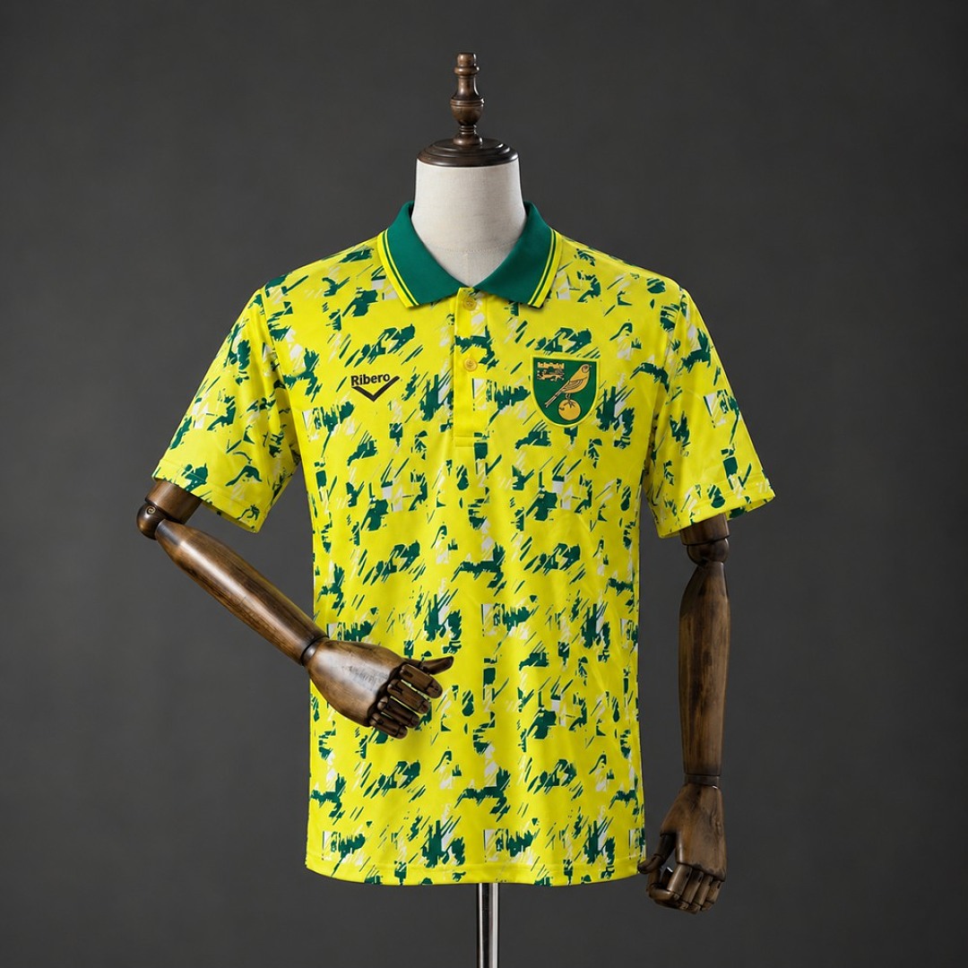 Retrô Norwich City 92/94 Titular Camisa S-XXL, foto 1