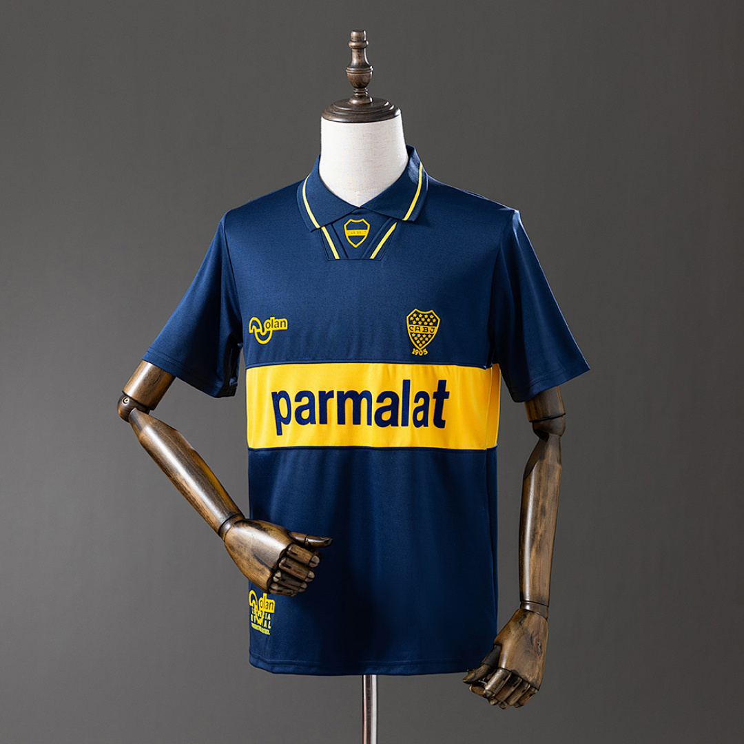 Boca Juniors 93/95 Titular Retrô Camisa S-XXL, foto 1