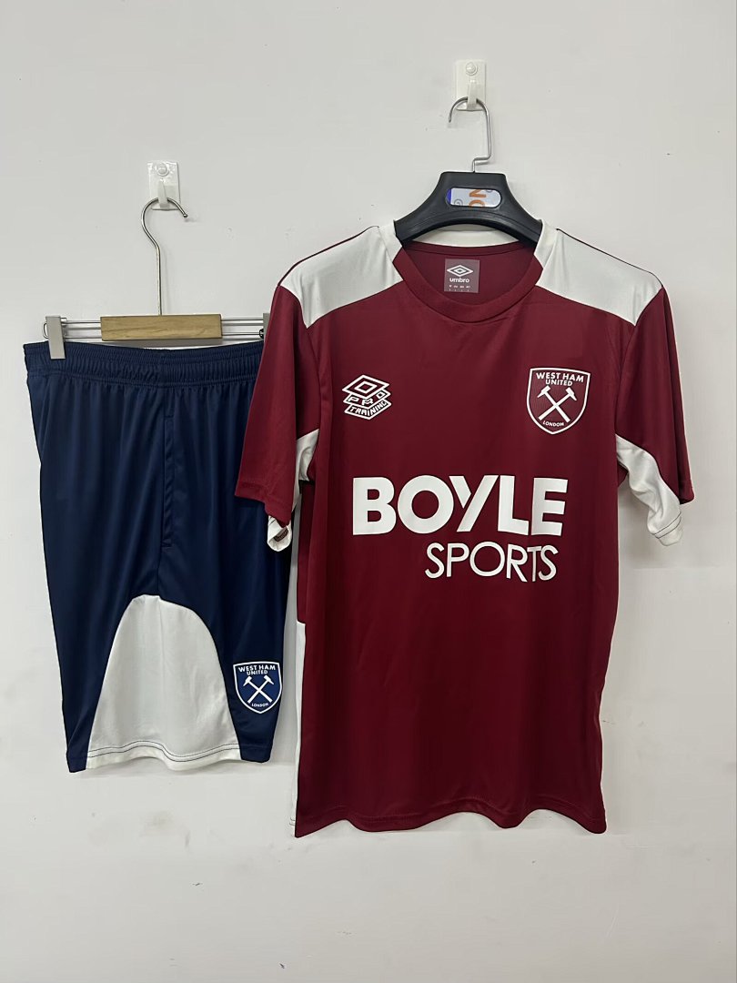 25/26 West Ham United Training Red S-3XL, foto 1