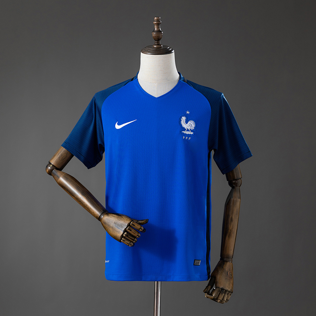 France 2016 Titular Retrô Camisa S-XXL, foto 1