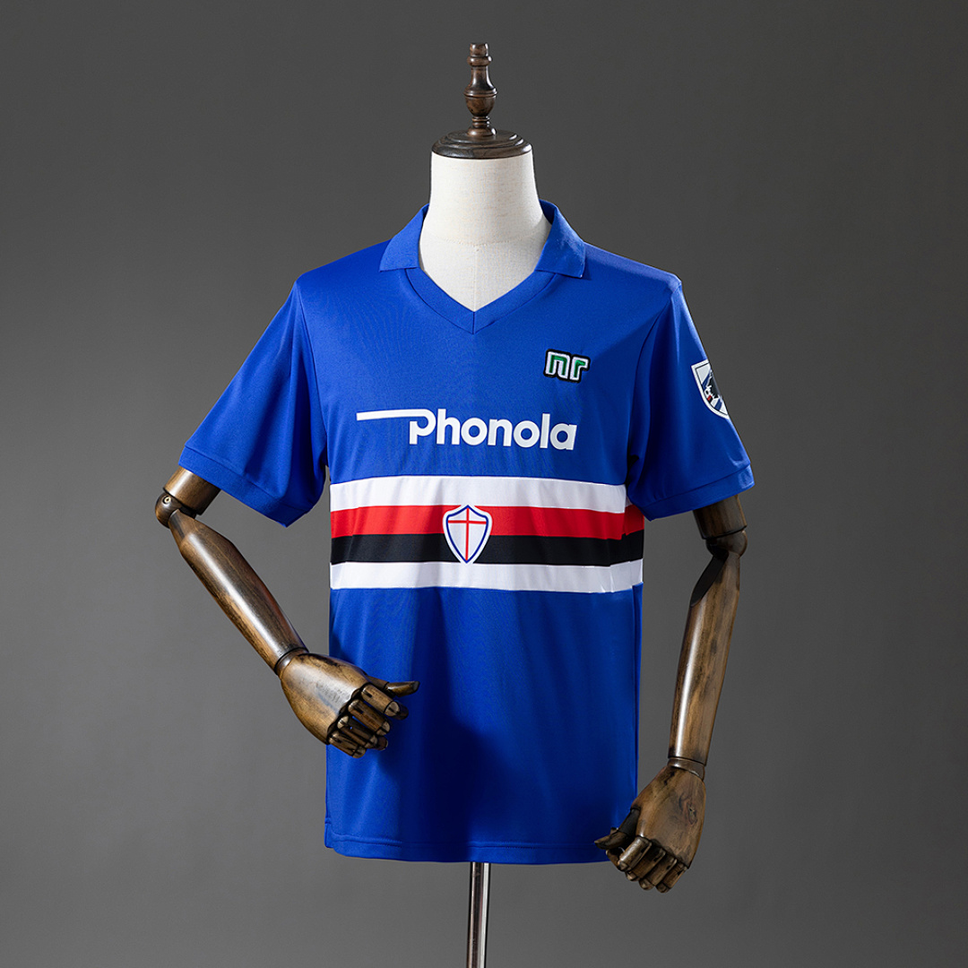 Sampdoria 84/88 Titular Retrô Camisa S-XXL, foto 1