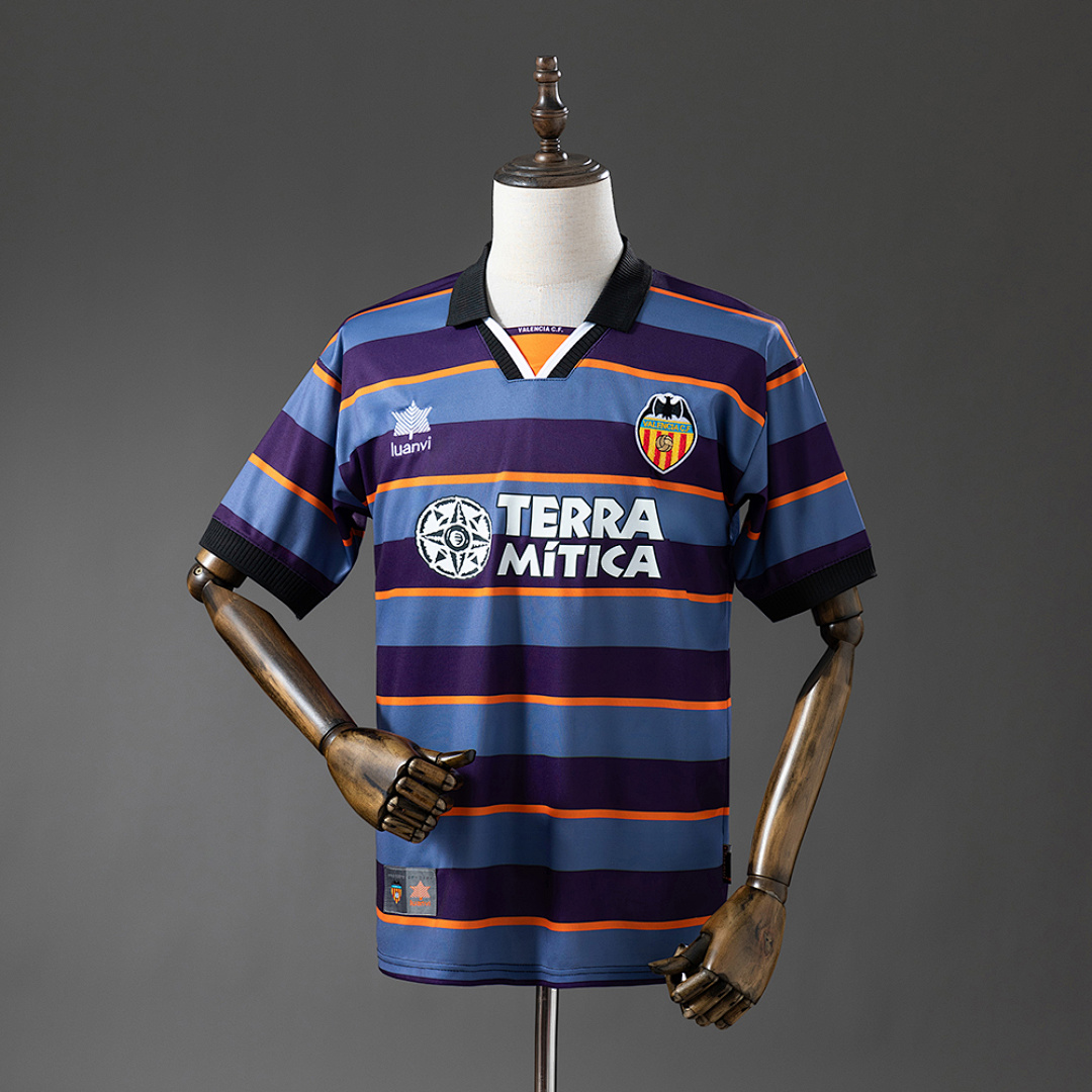 Valencia 99/00 Terceira Retrô Camisa S-XXL, foto 1