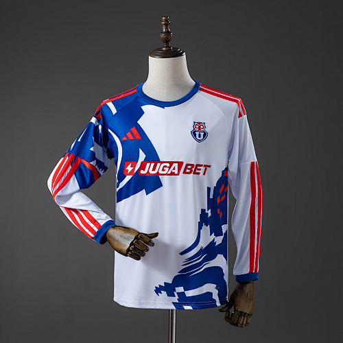 Universidad de Chile 26/27 Visitante Manga longa Camisa S-XXL