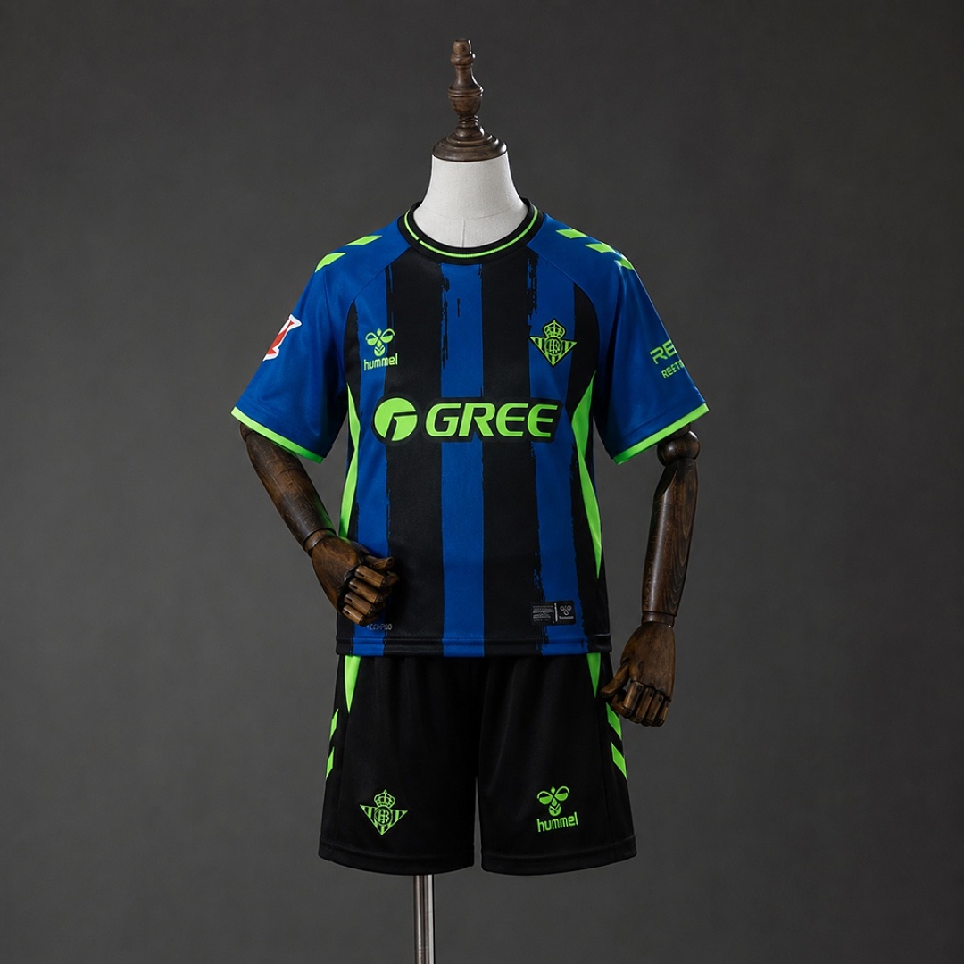 Real Betis 26/27 Third Kids Kit Tamanho 16-28, foto 1