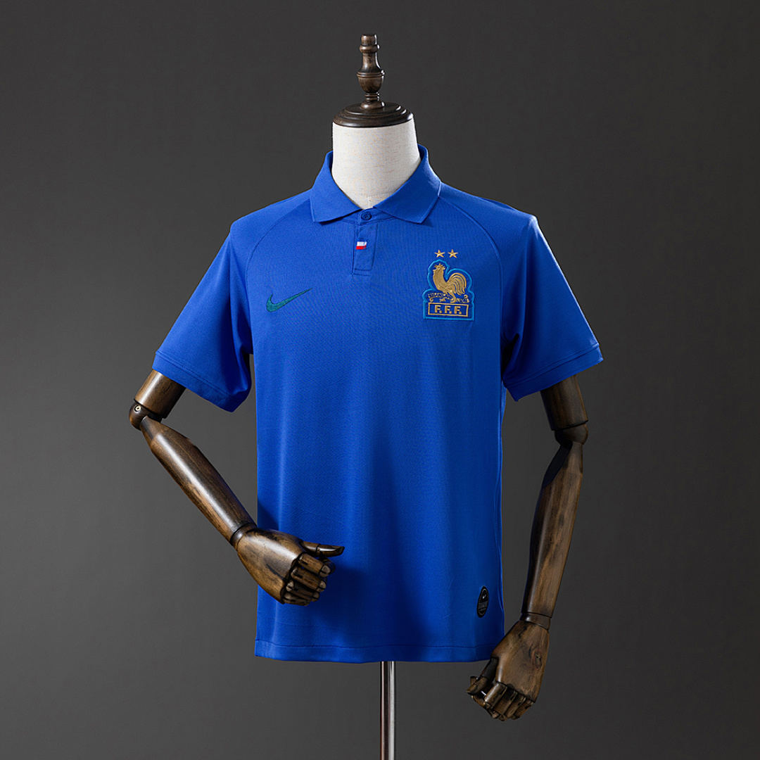 France 120th Anniversary Blue Retrô Camisa S-XXL, foto 1