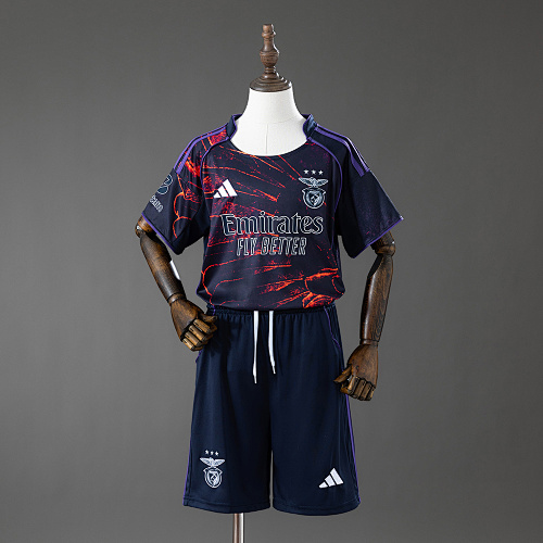 Benfica 26/27 Terceira Kit infantil Tamanho 16-28