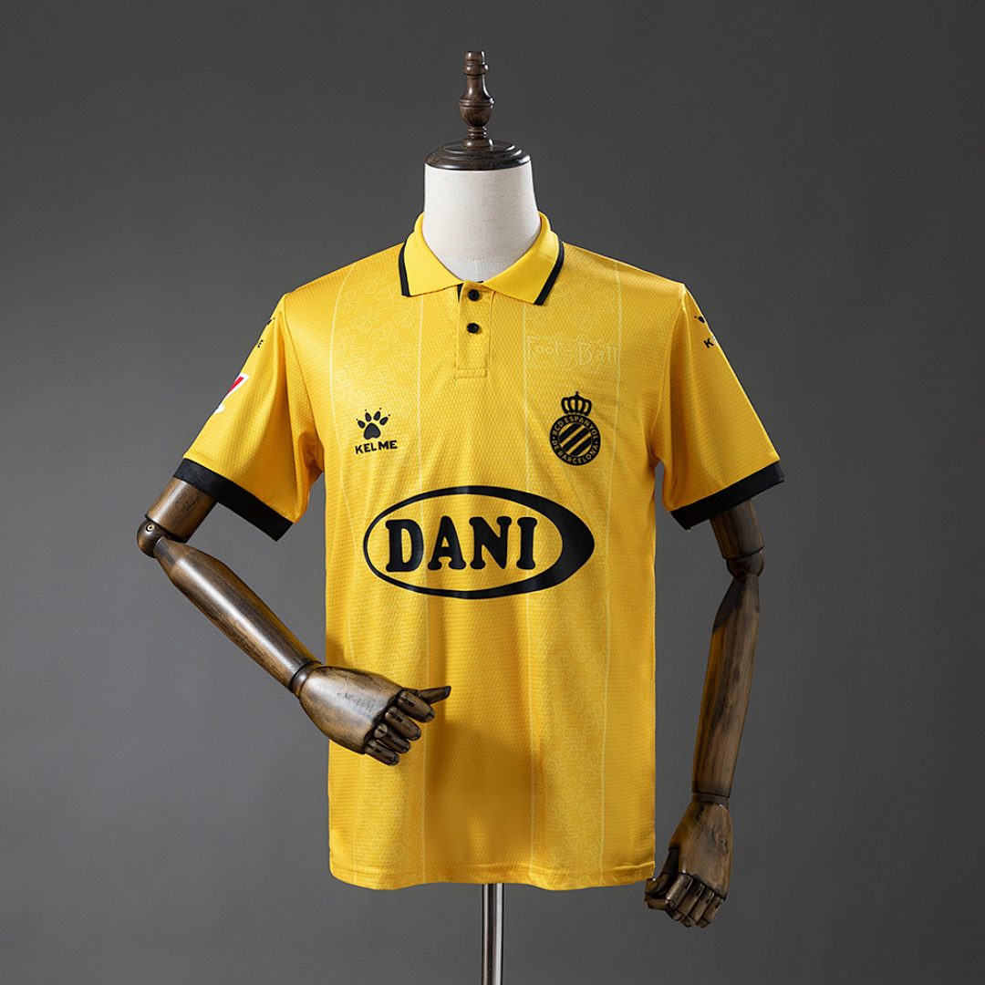 Espanyol 125th Anniversary Yellow Camisa Sizes S-4XL, foto 1