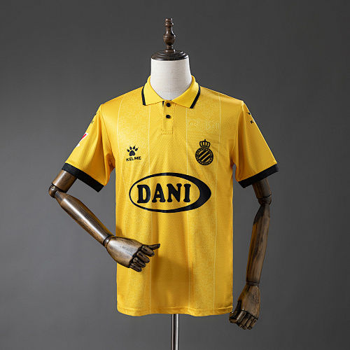 Espanyol 125th Anniversary Yellow Camisa Sizes S-4XL