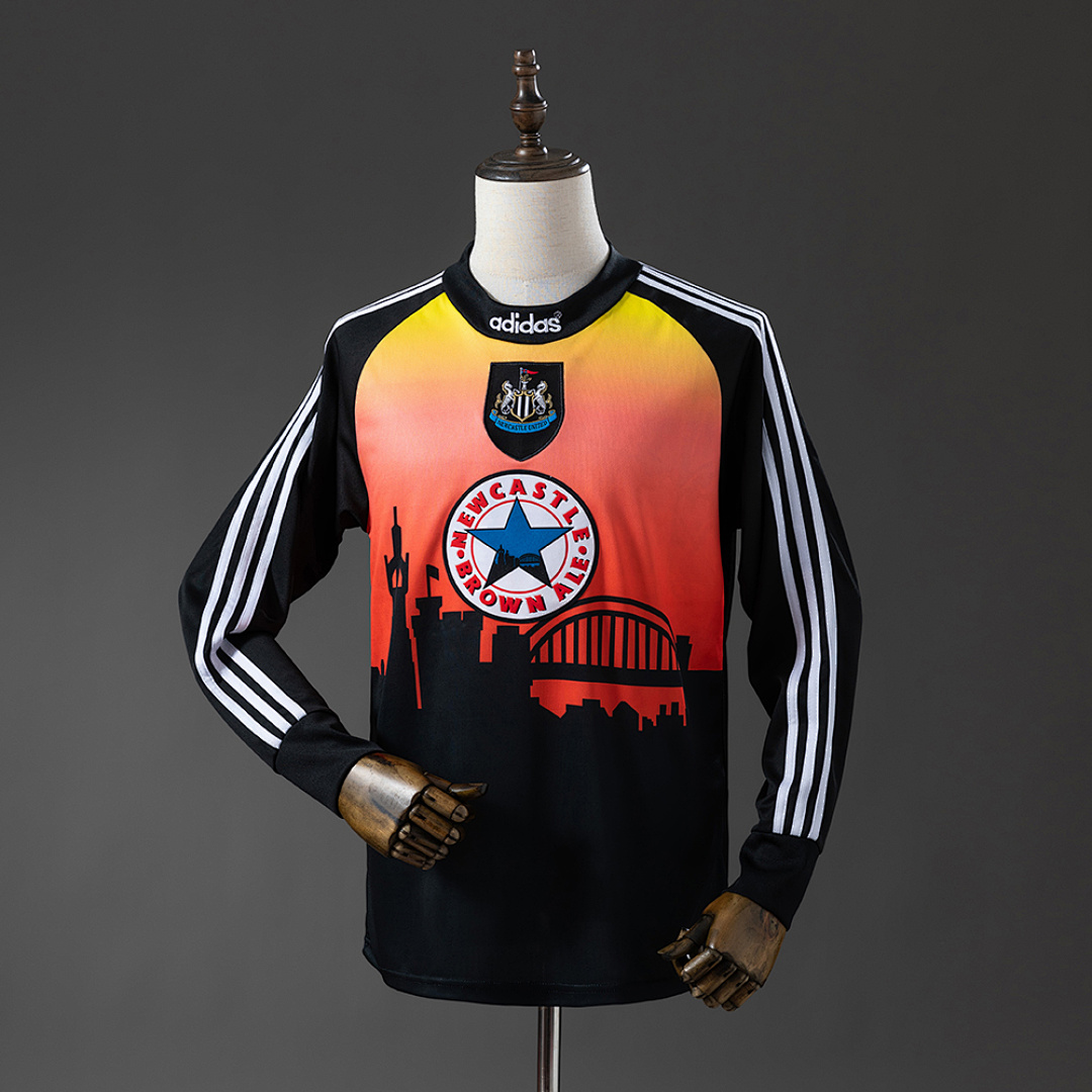 Newcastle United 96/97 Goleiro Manga longa Retrô Camisa S-XXL, foto 1