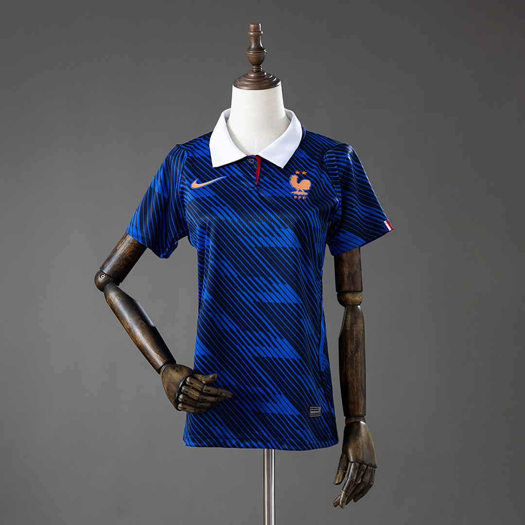 France 2026 Titular Feminina Camisa S-XXL, foto 1