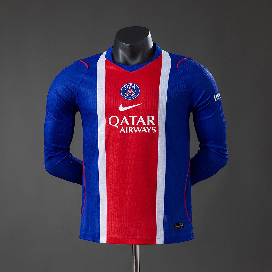 PSG 26/27 Titular Versão jogador Manga longa Camisa S-3XL, foto 1