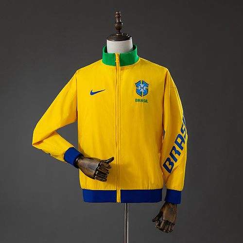 Brazil Sportswear Jacket Coat Windbreaker S-XXL