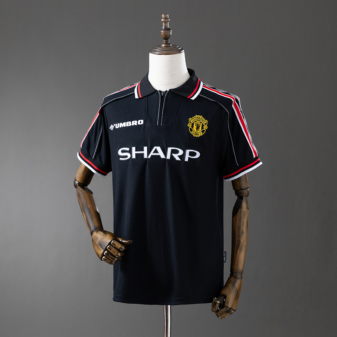 Retrô 98/99 M-U Black S-XXL, foto 1