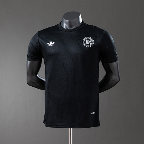 Germany 125th Edição de aniversário Black Versão jogador Camisa S-3XL
