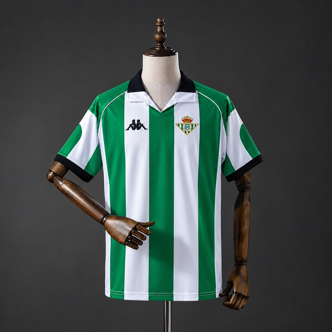 Retrô Real Betis 98/99 Titular Camisa S-XXL, foto 1