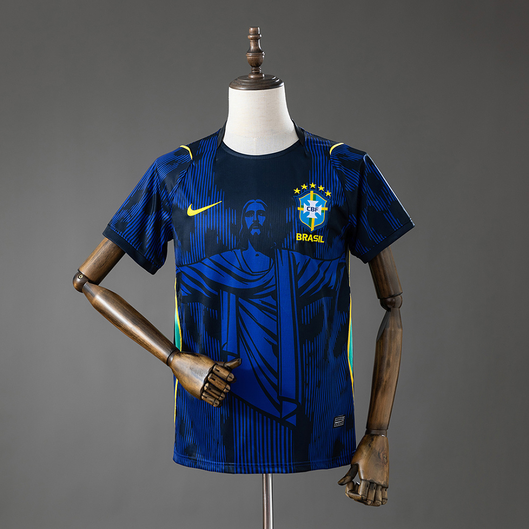 Brazil 2026 Jesus Edition - Blue Camisa S-4XL, foto 1