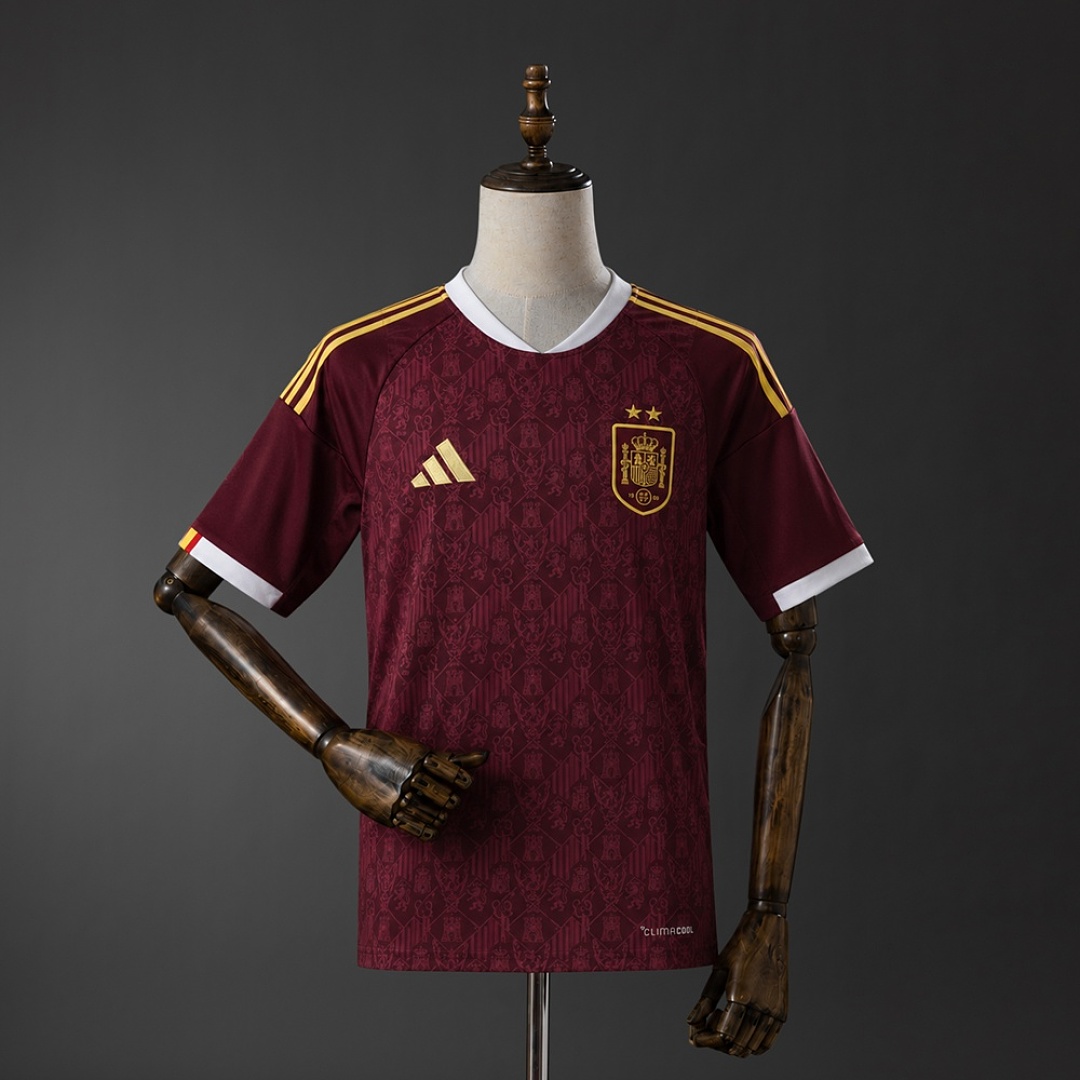 Spain 2026 Commemorative Camisa - Maroon S-4XL, foto 1