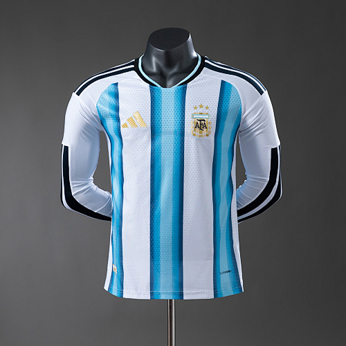 Argentina 2026 Titular Manga longa Versão jogador Camisa S-4XL