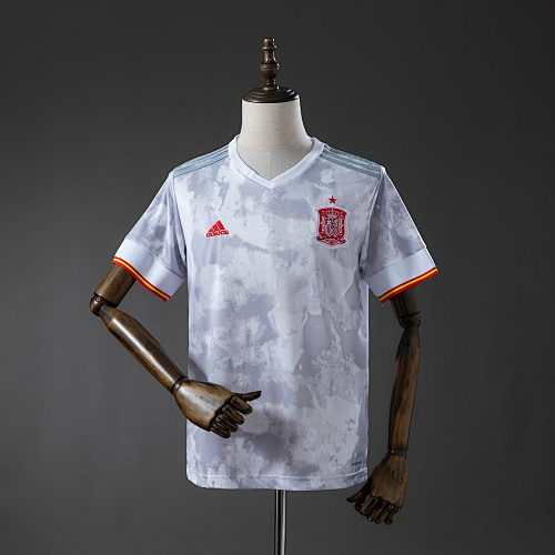Spain 2021 Visitante Retrô Camisa S-XXL