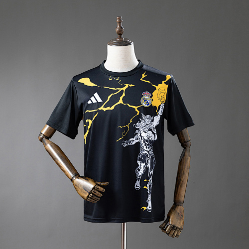 Real Madrid 25/26 Avengers - Pre-Match(Black) Camisa S-4XL