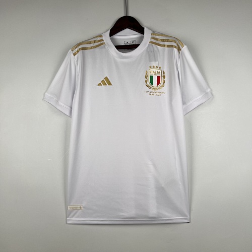 2023 Italy 125th Anniversary White S-4XL