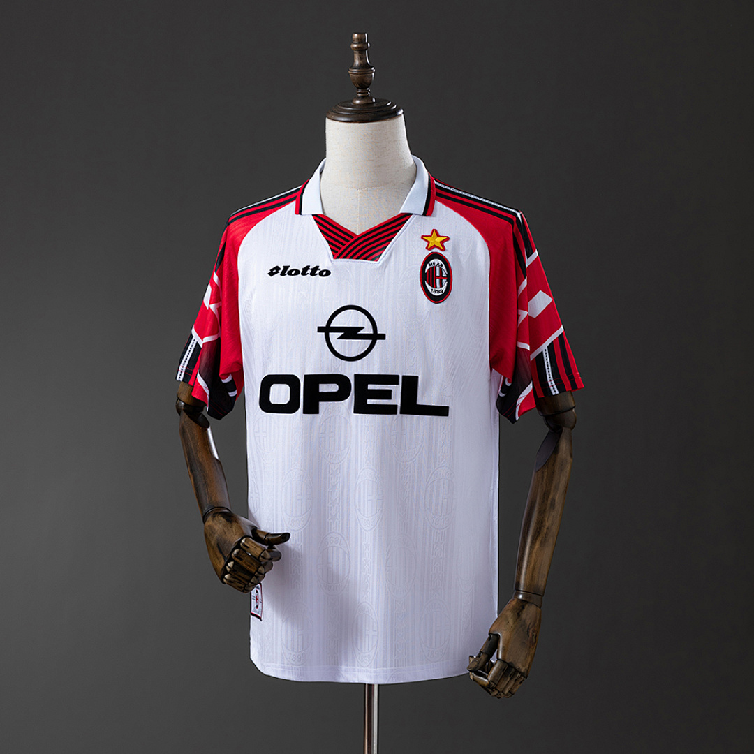 AC Milan 97/98 Visitante (Edição especial) Retrô Camisa, foto 1