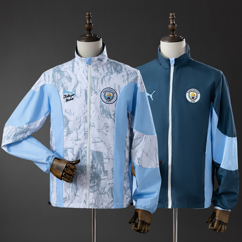 Manchester City x Kidsuper 2026 Reversible Anthem All Weather Jacket Windbreaker S-3XL