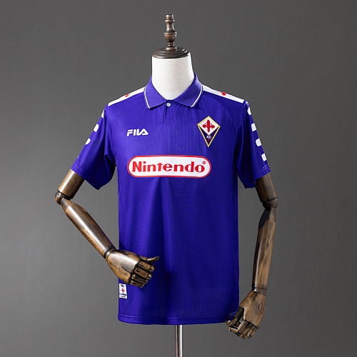 Fiorentina 1998 Titular Retrô Camisa S-XXL