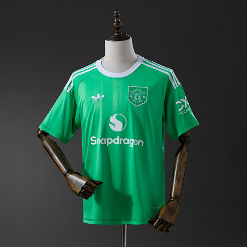 M-U 25/26 Third Goleiro Camisa Green S-4XL