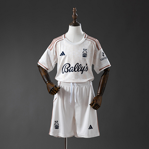 Nottingham Forest 25/26 Visitante Kids Camisa Tamanho: 16-28