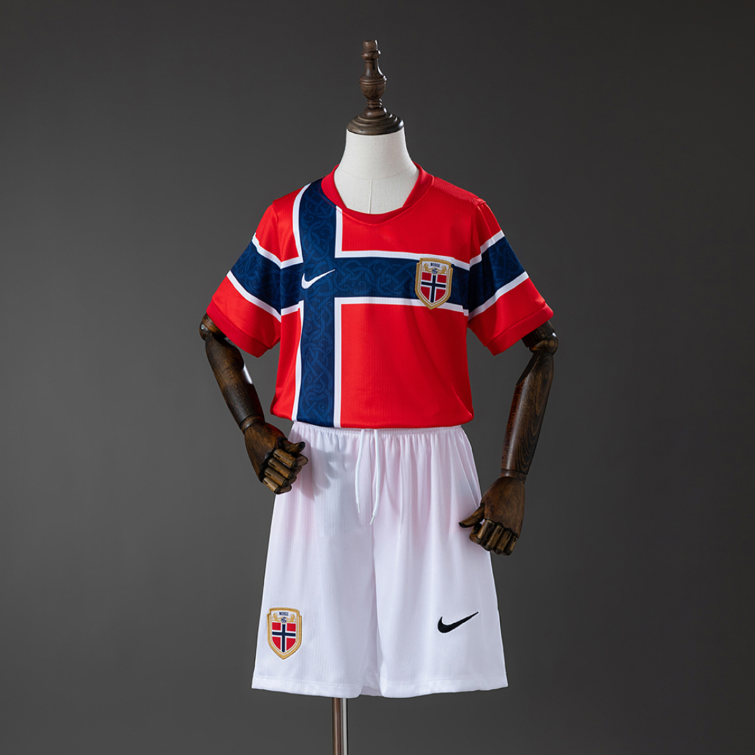 Norway 2026 Titular Kit infantil Tamanho 16-28, foto 1
