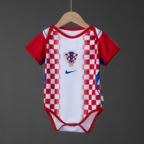 Croatia 26/27 Baby Titular Camisa Tamanho 9/12