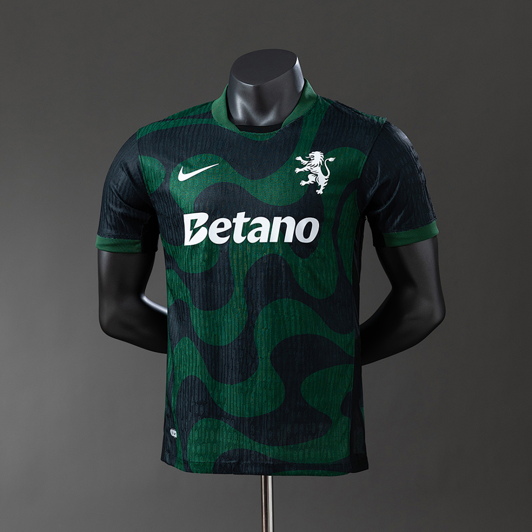 Sporting Lisbon 25/26 Versão jogador Alternative Camisa Black, foto 1