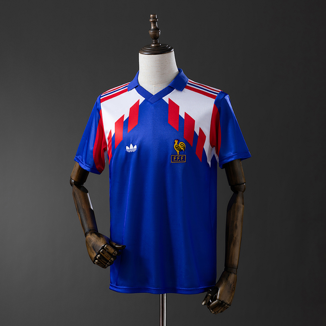 Retrô 88/90 France Titular S-XXL, foto 1