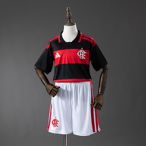 Flamengo 26/27 Titular Kit infantil Tamanho 16-28