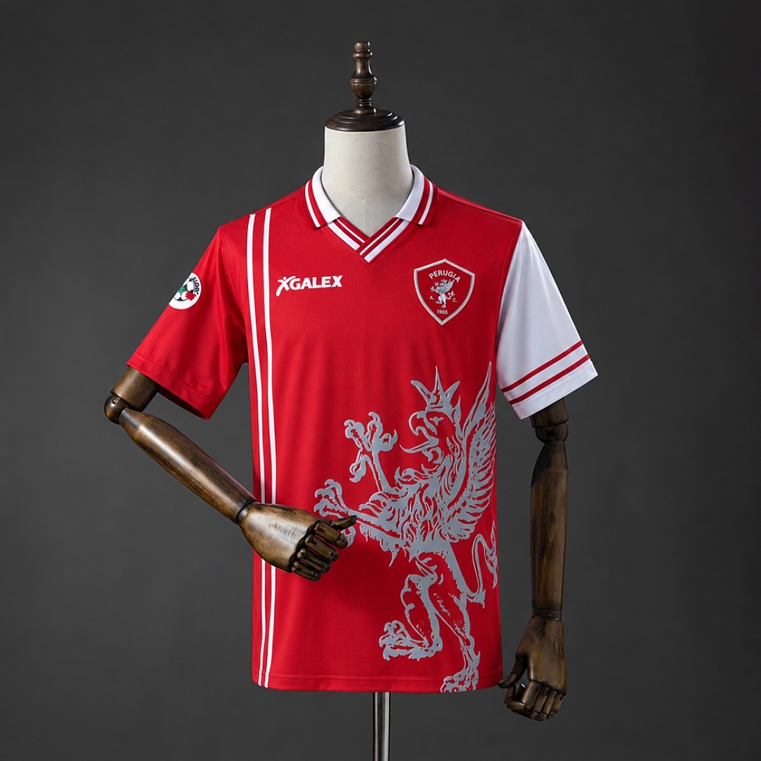 Retrô Perugia 98/99 Titular Camisa S-XXL, foto 1