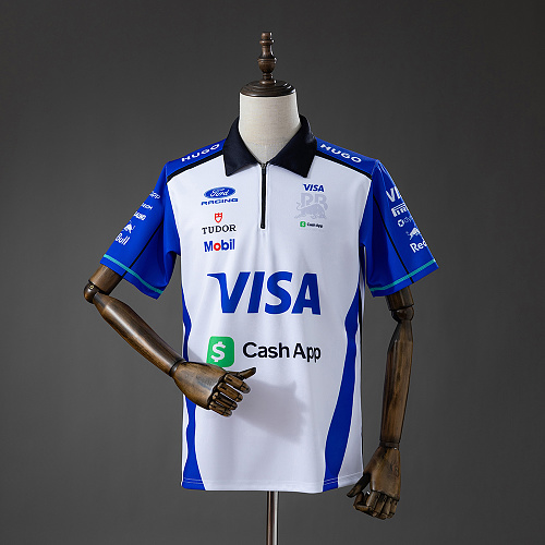 Racing Bulls 2026 F1 Visa Cash App Polo衫 S-5XL