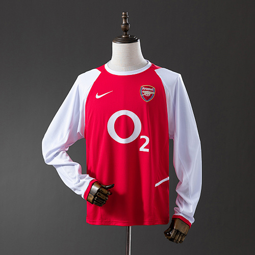 Arsenal 04/05 Titular Manga longa Retrô Camisa S-XXL