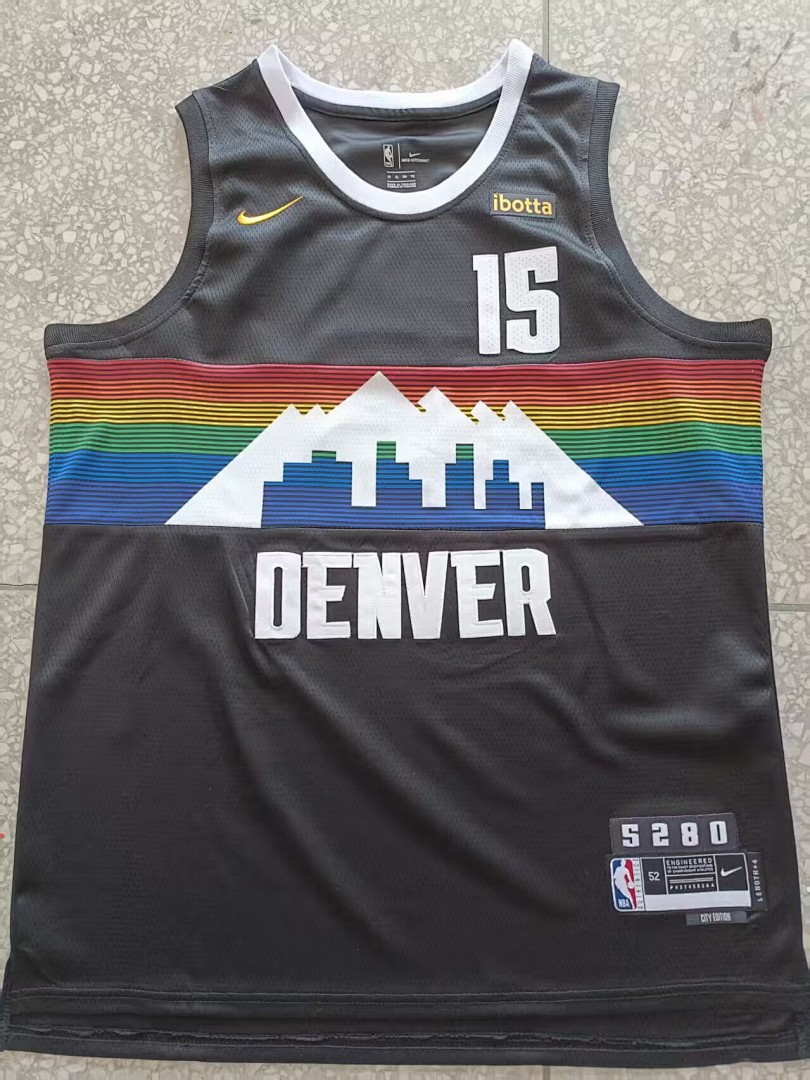 Denver Nuggets City Edition #15 Nikola Jokic Camisa, foto 1