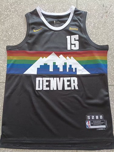 Denver Nuggets City Edition #15 Nikola Jokic Camisa