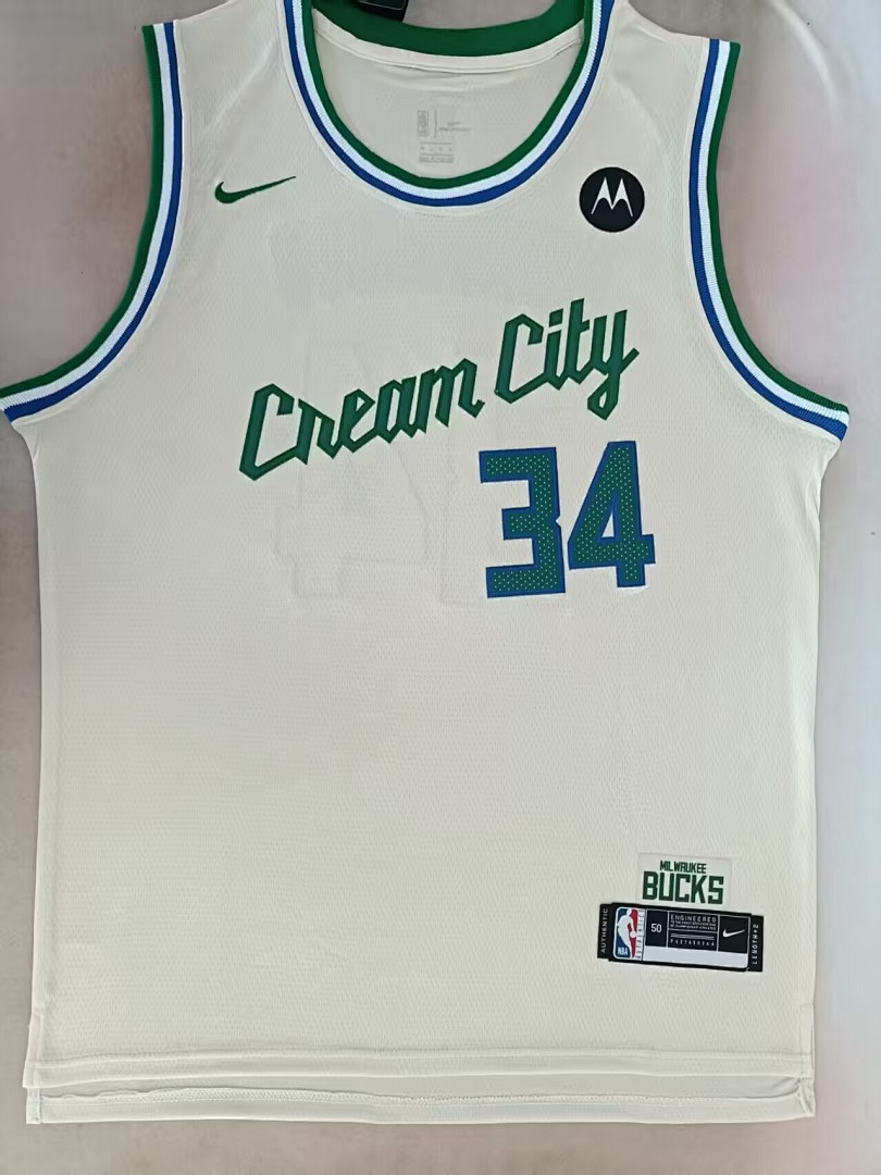 Milwaukee Bucks City Edition #34 Camisa, foto 2