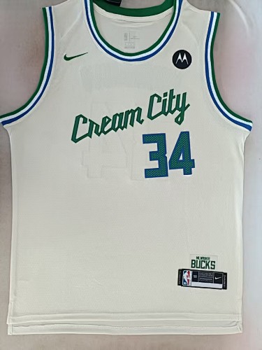Milwaukee Bucks City Edition #34 Camisa