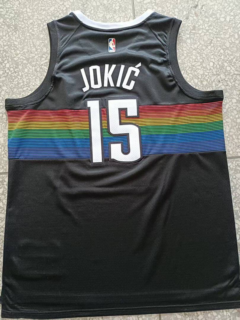 Denver Nuggets City Edition #15 Nikola Jokic Camisa, foto 2