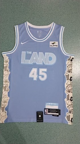 Cleveland Cavaliers Nova Temporada City Edition #45 Donovan Mitchell Camisa