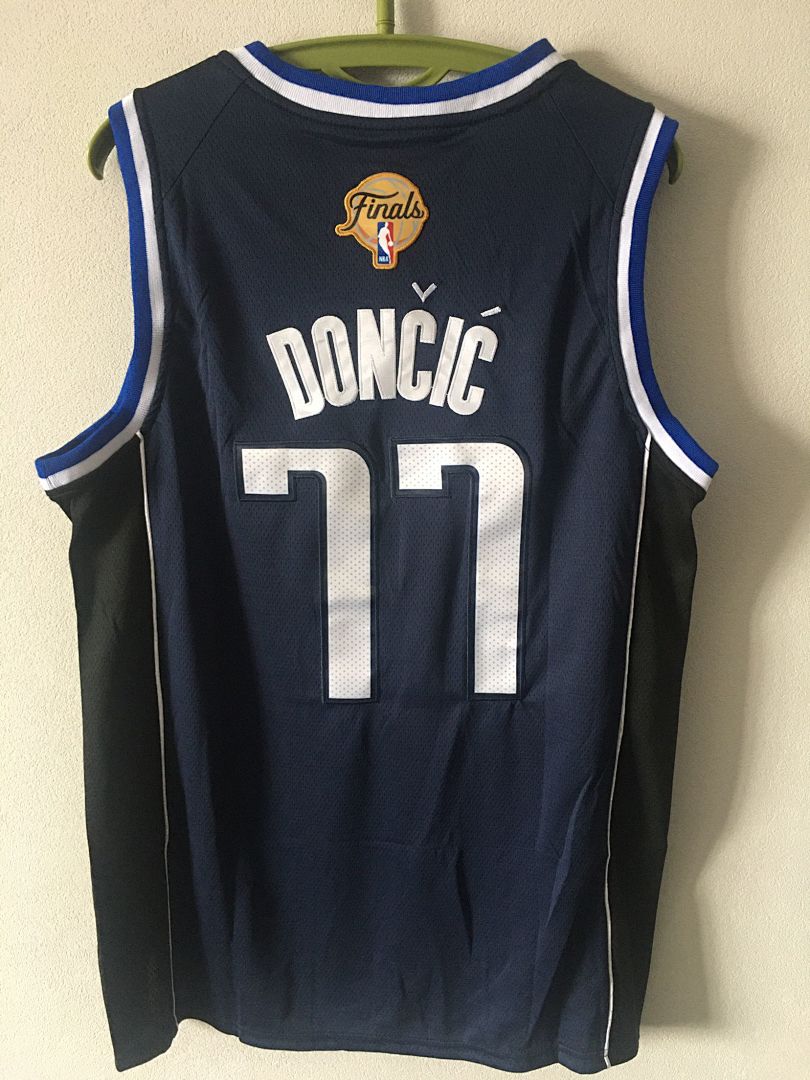 Dallas Mavericks Finais #77 Camisa Azul-Marinho, foto 2
