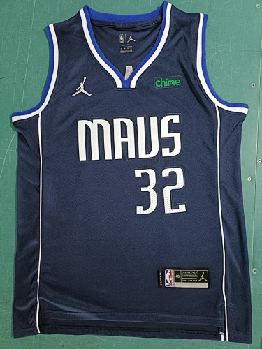 Dallas Mavericks #32 Camisa Azul Marinho