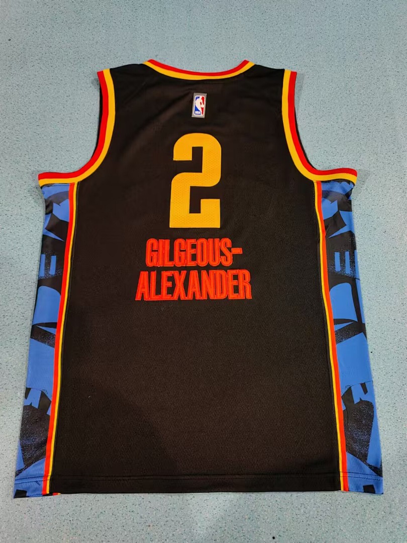 OKC Thunder Nova Temporada City Edition #2 Shai Gilgeous-Alexander Camisa, foto 1